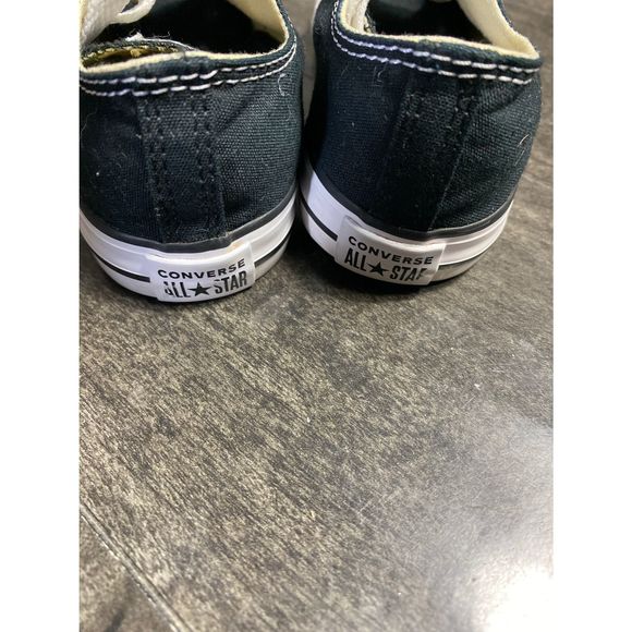 Converse Chuck Taylor All Stars Black Sneakers Size 8 Infants #7J235 - Picture 3 of 6